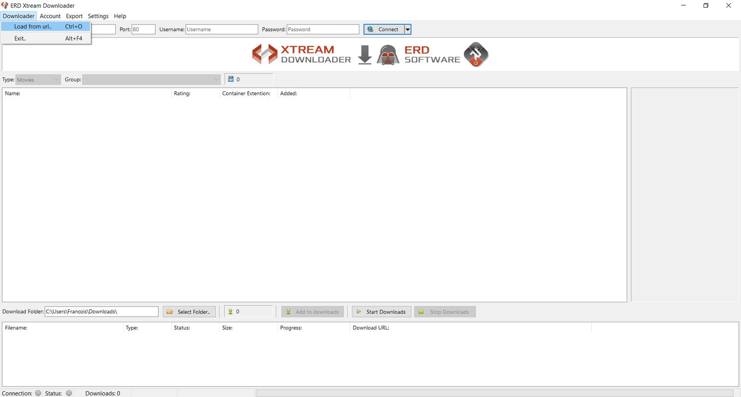 SCRIPT (PROGRAMA) XTREAM DOWNLOADER
